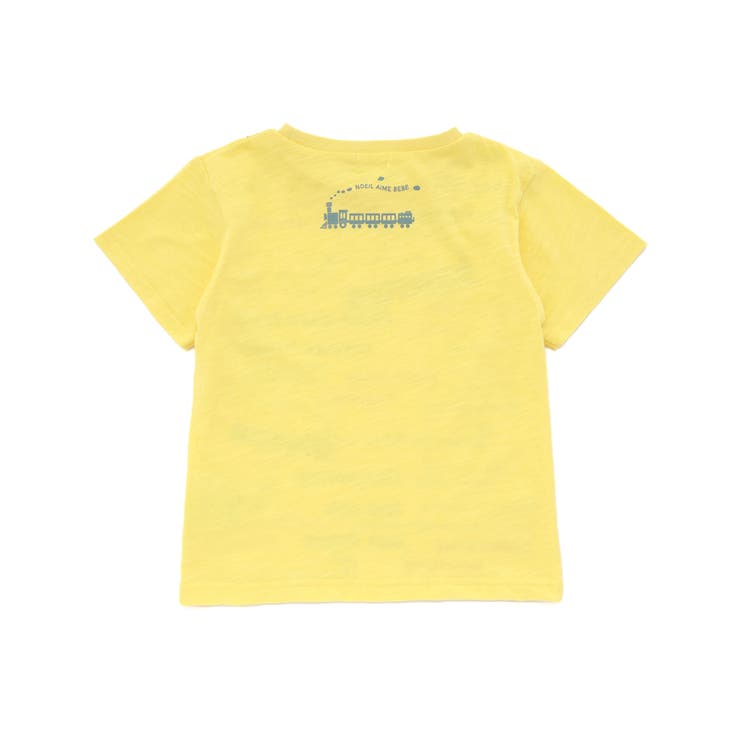スラブ天竺トレインプリント半袖Tシャツ(80~130cm) | Noeil aime BeBe | 詳細画像11 
