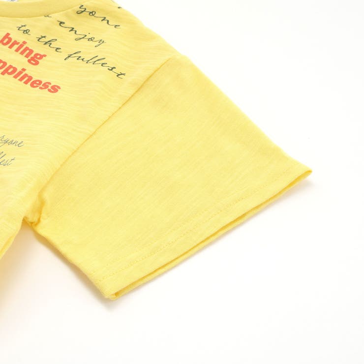 スラブ天竺トレインプリント半袖Tシャツ(80~130cm) | Noeil aime BeBe | 詳細画像14 