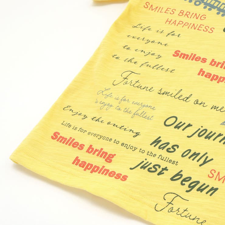 スラブ天竺トレインプリント半袖Tシャツ(80~130cm) | Noeil aime BeBe | 詳細画像15 