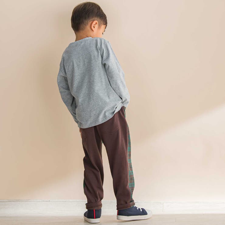 自転車プリント天竺ドロップショルダーＴシャツ(80~130cm) | Noeil aime BeBe | 詳細画像4 