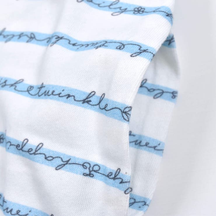 英字ボーダー柄長袖ワンピース(80～130cm) | SLAP SLIP | 詳細画像10 