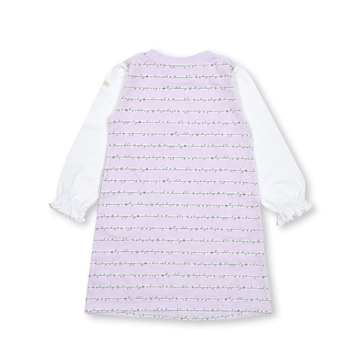 英字ボーダー柄長袖ワンピース(80～130cm) | SLAP SLIP | 詳細画像13 