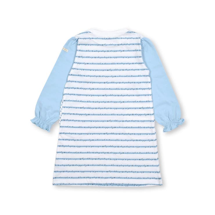 英字ボーダー柄長袖ワンピース(80～130cm) | SLAP SLIP | 詳細画像5 