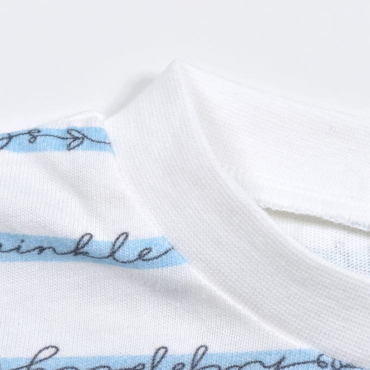 英字ボーダー柄長袖ワンピース(80～130cm) | SLAP SLIP | 詳細画像6 