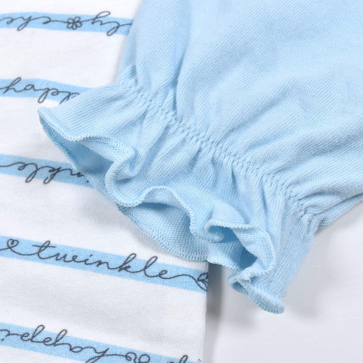 英字ボーダー柄長袖ワンピース(80～130cm) | SLAP SLIP | 詳細画像9 