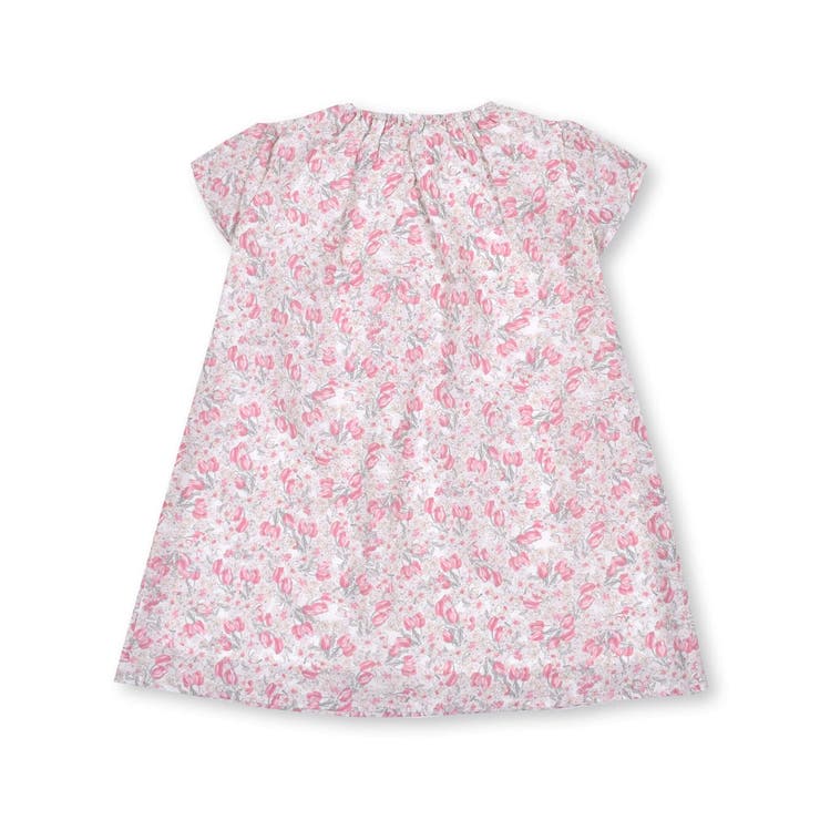 希少 ベビーディオール花チューリップ柄花柄のワンピース まとめ3点