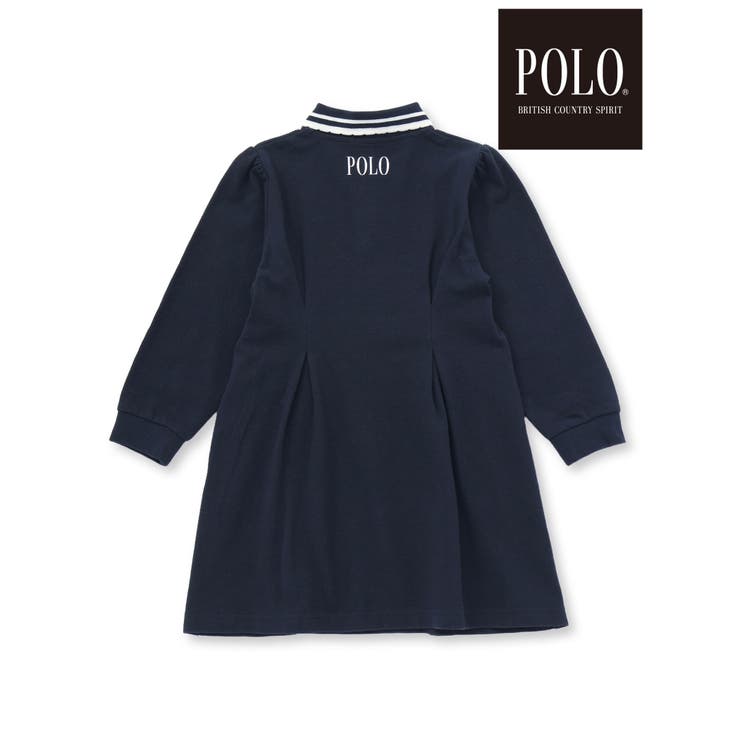 無地ボーダーライン襟ポロシャツワンピース | SLAP SLIP | 詳細画像10