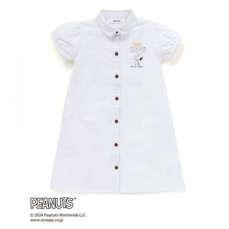 【PEANUTS×SLAP SLIP】75周年プリントシャツワンピース(80~1… | SLAP SLIP | 詳細画像9 