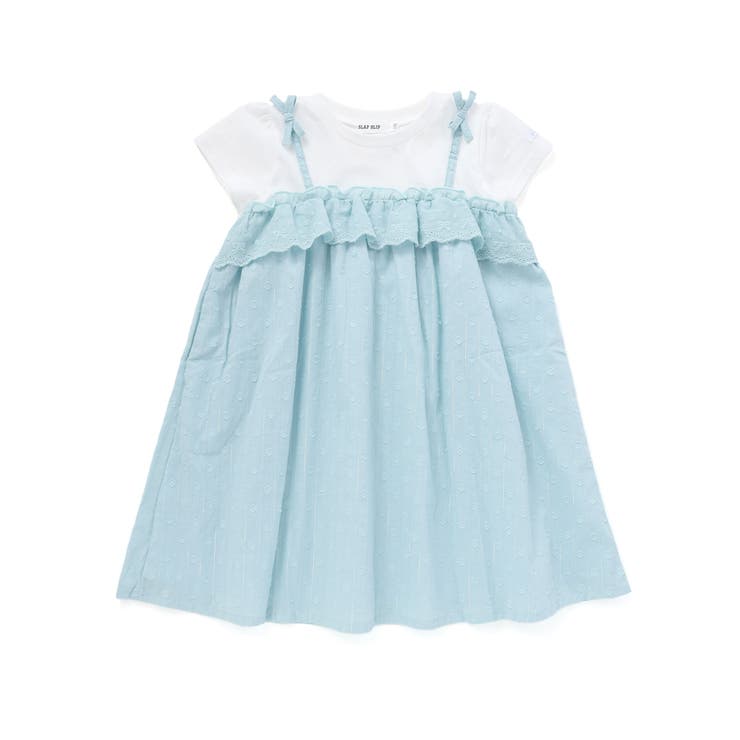 【お揃い】肩リボンドッキングワンピース(80~130cm) | SLAP SLIP | 詳細画像6 