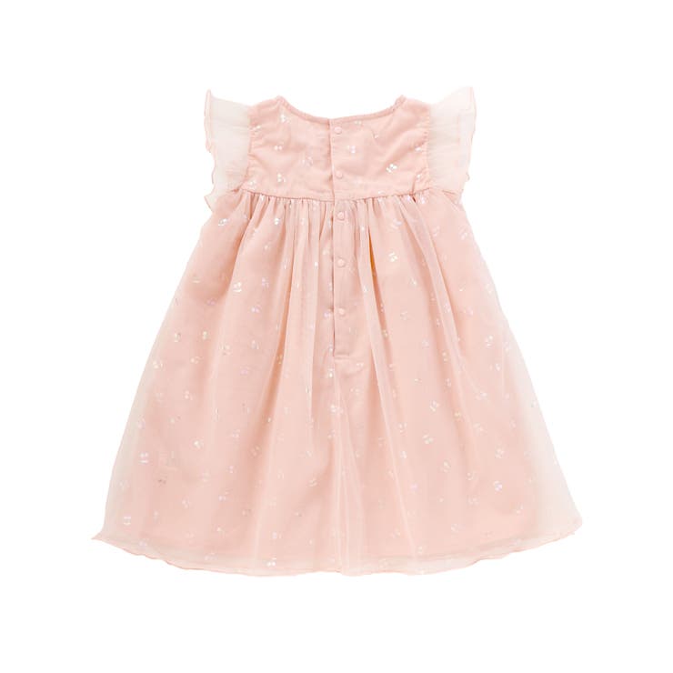 【お揃い】チェリーオーロラ箔プリントチュールワンピース(80~130cm) | SLAP SLIP | 詳細画像6 