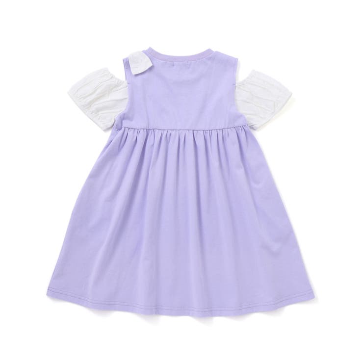 ストライプチェック袖リボンオフショルワンピース(90~130cm) | SLAP SLIP | 詳細画像10 