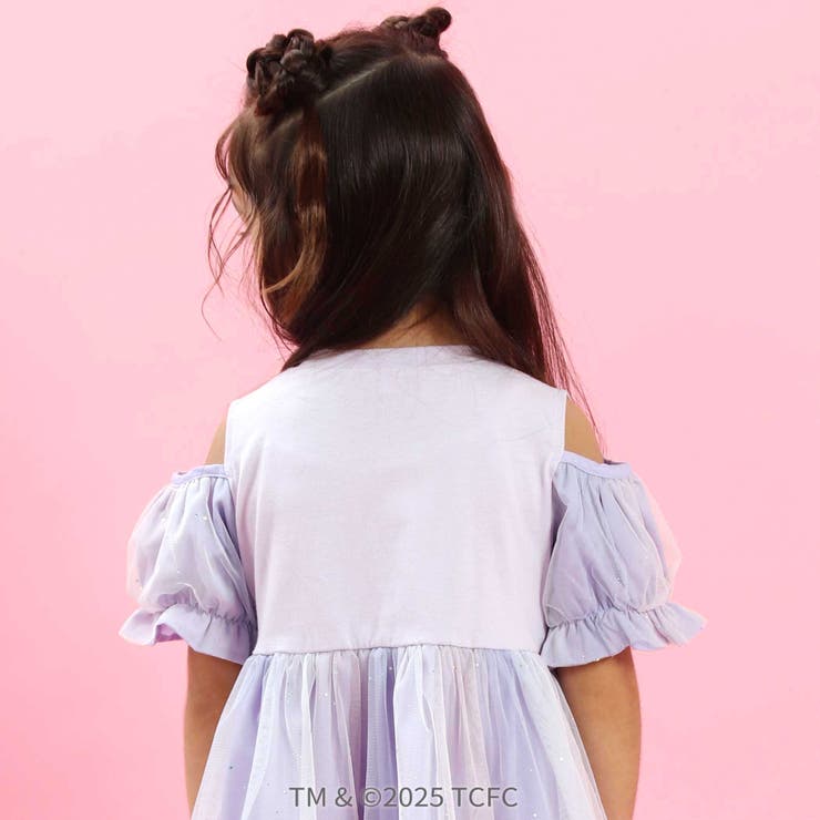 【ケアベア×SLAP SLIP】キラキラプリント肩あきチュールワンピース(100… | SLAP SLIP | 詳細画像6 