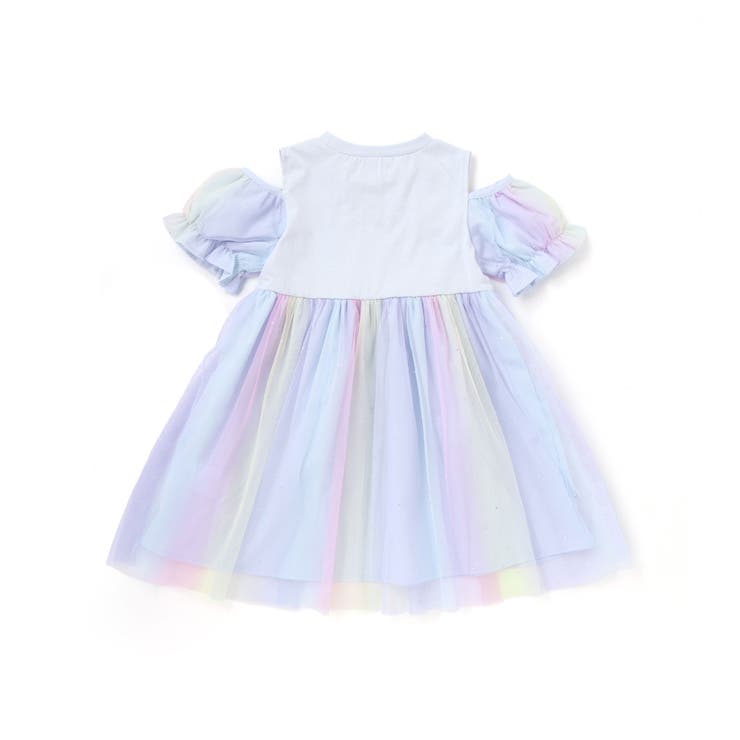 【ケアベア×SLAP SLIP】キラキラプリント肩あきチュールワンピース(100… | SLAP SLIP | 詳細画像8 