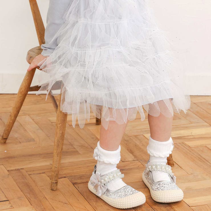 【お揃い】スカラップチュールスカートドッキングワンピース(80~130cm) | SLAP SLIP | 詳細画像4 