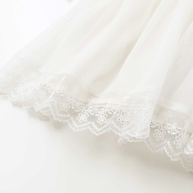 イチゴ刺しゅうフワフワチュールティアードドッキングワンピース | SLAP SLIP | 詳細画像17 