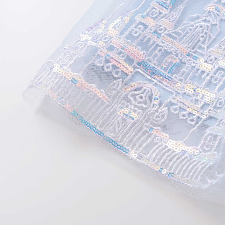 フワフワお城刺しゅうチュールドッキングワンピース(80~130cm) | SLAP SLIP | 詳細画像14 