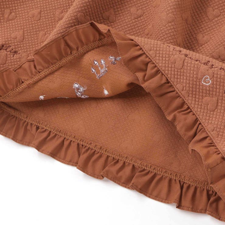 ハート音符刺しゅうポコポコキルトドッキングワンピース(80~130cm) | SLAP SLIP | 詳細画像16 