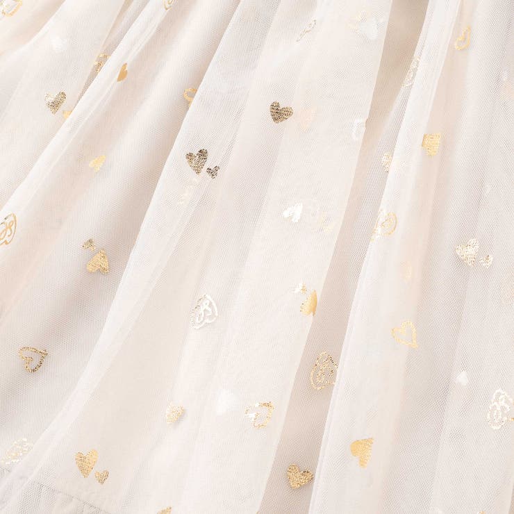 ニット×チュールハートたっぷり切替ワンピース(80~130cm) | SLAP SLIP | 詳細画像7 