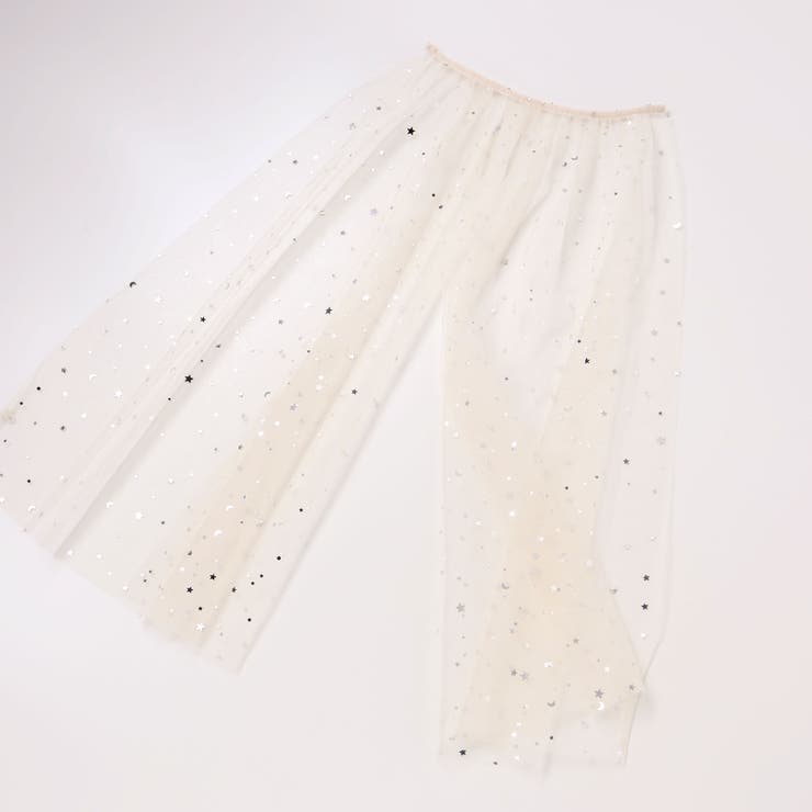 きらめく星のチュールマントつきベロアワンピース(80~130cm) | SLAP SLIP | 詳細画像15 