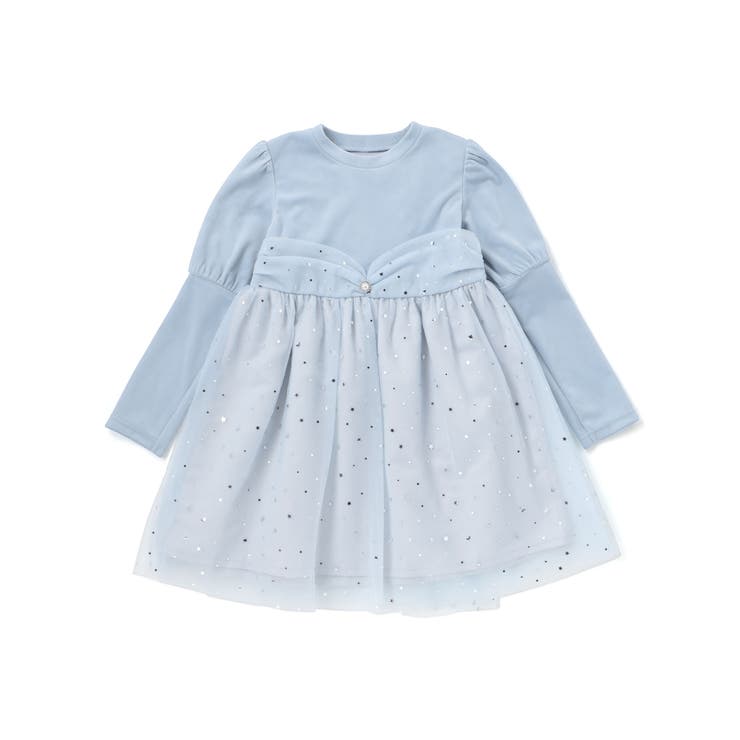 きらめく星のチュールマントつきベロアワンピース(80~130cm) | SLAP SLIP | 詳細画像20 