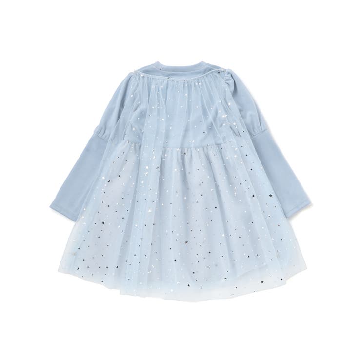 きらめく星のチュールマントつきベロアワンピース(80~130cm) | SLAP SLIP | 詳細画像22 