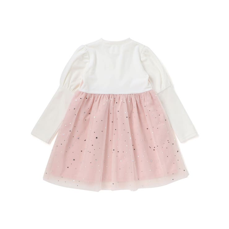 きらめく星のチュールマントつきベロアワンピース(80~130cm) | SLAP SLIP | 詳細画像5 