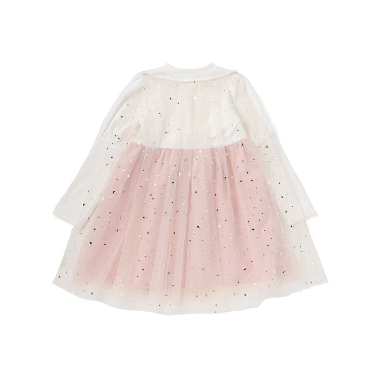 きらめく星のチュールマントつきベロアワンピース(80~130cm) | SLAP SLIP | 詳細画像6 