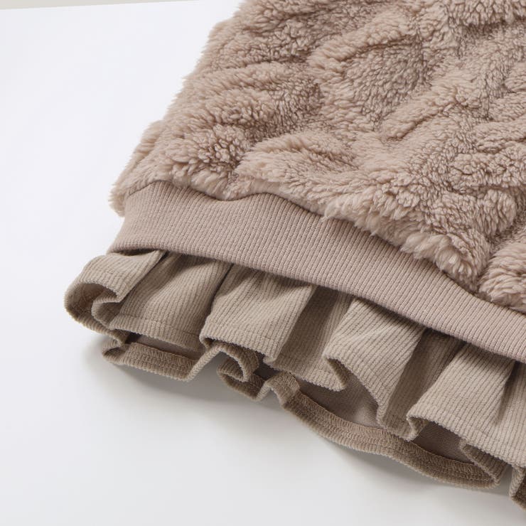 【お揃い】天使の羽もこもこケーブルボアワンピース(80~130cm) | SLAP SLIP | 詳細画像14 