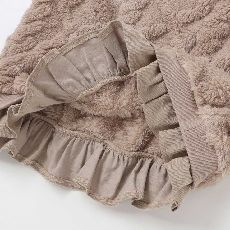 【お揃い】天使の羽もこもこケーブルボアワンピース(80~130cm) | SLAP SLIP | 詳細画像15 