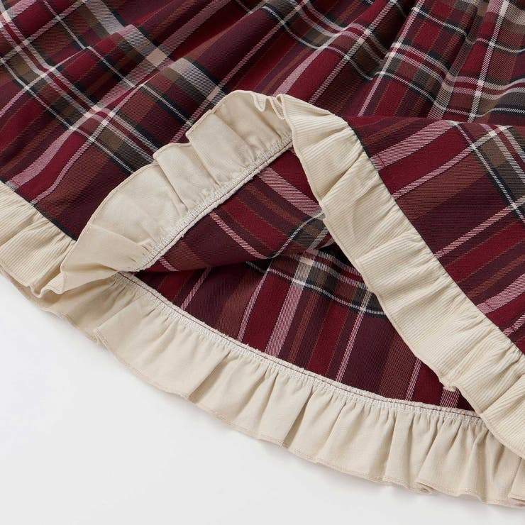 【お揃い】キラキラ刺しゅうボアドッキングワンピース(80~130cm) | SLAP SLIP | 詳細画像16 