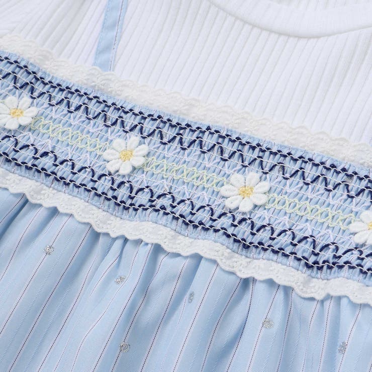 花柄キラッとストライプドッキングワンピース(80~130cm) | SLAP SLIP | 詳細画像18 