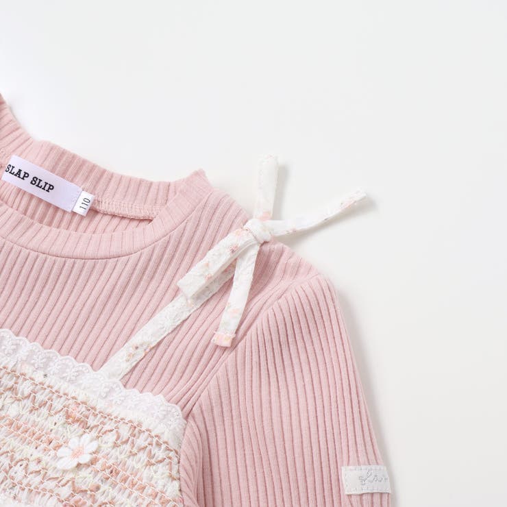 花柄キラッとストライプドッキングワンピース(80~130cm) | SLAP SLIP | 詳細画像8 