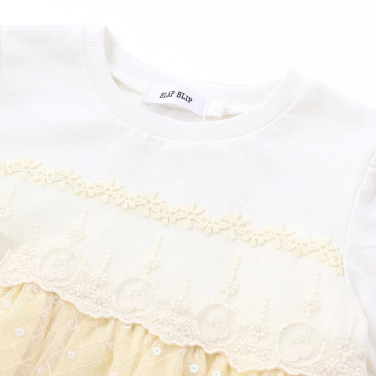 【スラプリ】キラキラチュールドッキングワンピース(80~130cm) | SLAP SLIP | 詳細画像13 