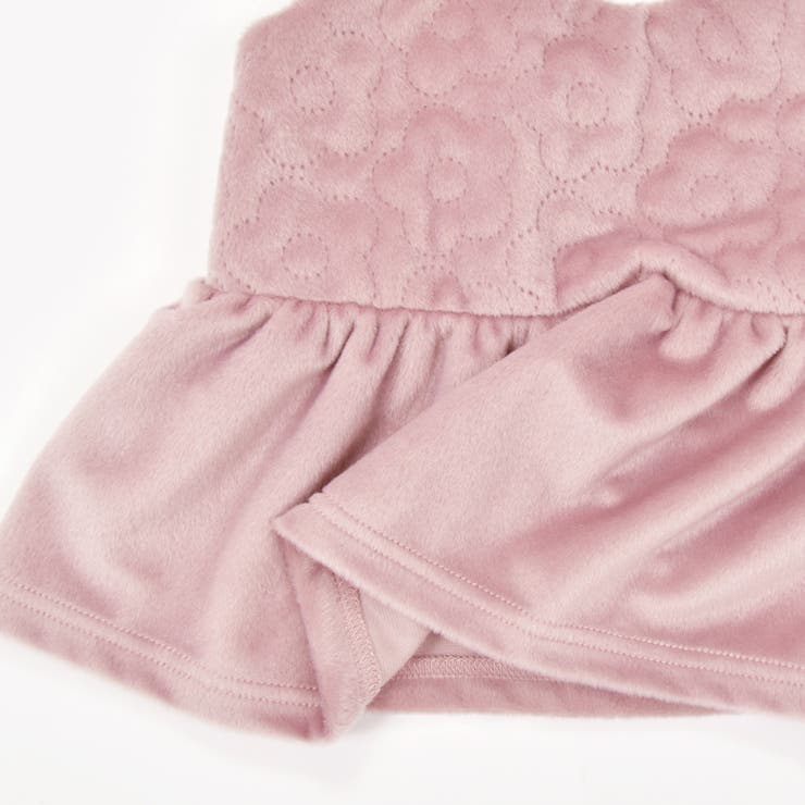 ラメ花キルトファーキャミソール+キラキラネックレス風プリント肩フリルトップス(8… | SLAP SLIP | 詳細画像16 