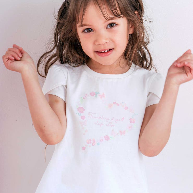 ラメチュールキャミソール+半袖Tシャツ2点セット(80~130cm) | SLAP SLIP | 詳細画像24 