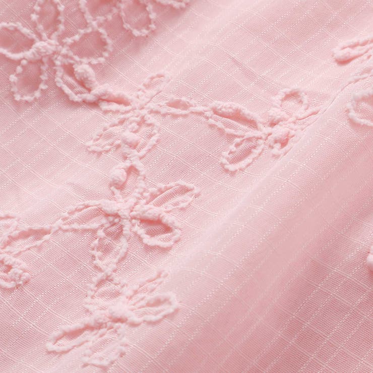 お花刺しゅうカーディガン+肩リボンキャミソールワンピース2点セット(90~130… | SLAP SLIP | 詳細画像10 