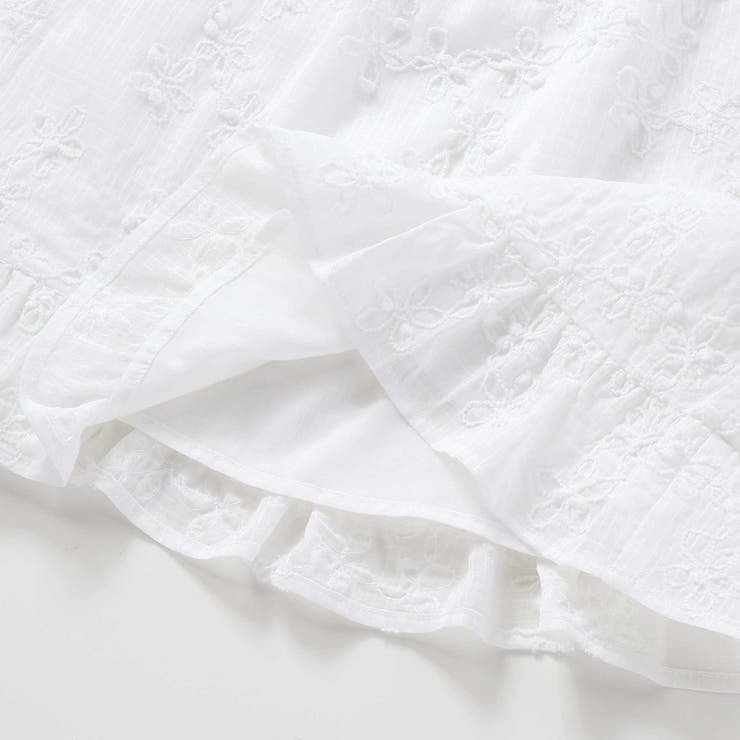 お花刺しゅうカーディガン+肩リボンキャミソールワンピース2点セット(90~130… | SLAP SLIP | 詳細画像16 