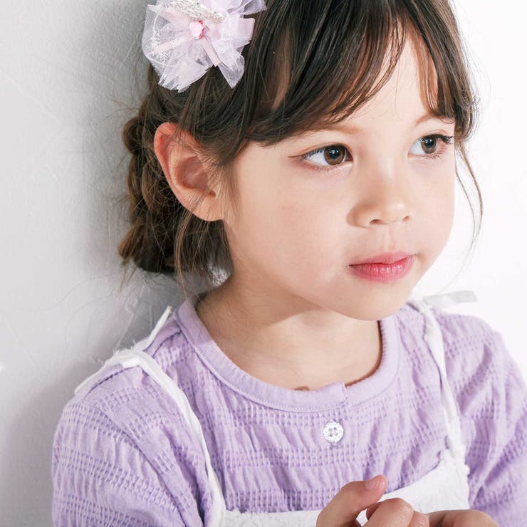 お花刺しゅうカーディガン+肩リボンキャミソールワンピース2点セット(90~130… | SLAP SLIP | 詳細画像6 