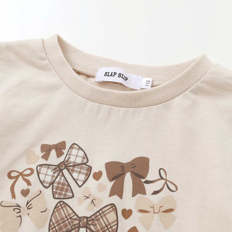 【お揃い】チェックティアードキャミソール+フロントプリント長袖カットソー2点セッ… | SLAP SLIP | 詳細画像18 