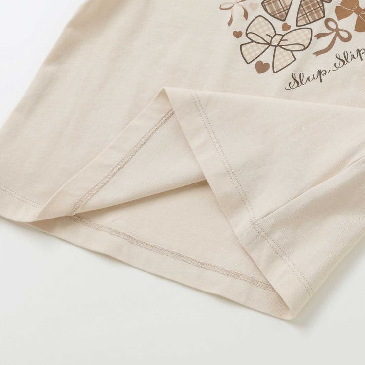 【お揃い】チェックティアードキャミソール+フロントプリント長袖カットソー2点セッ… | SLAP SLIP | 詳細画像22 