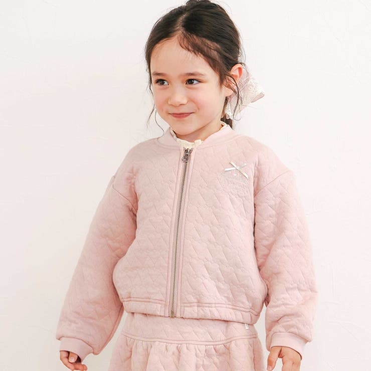 ギュギュっとハート柄キルトジャケット+スカパンセットアップ(90~130cm) | SLAP SLIP | 詳細画像3 