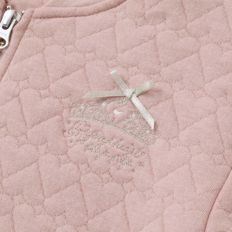 ギュギュっとハート柄キルトジャケット+スカパンセットアップ(90~130cm) | SLAP SLIP | 詳細画像9 