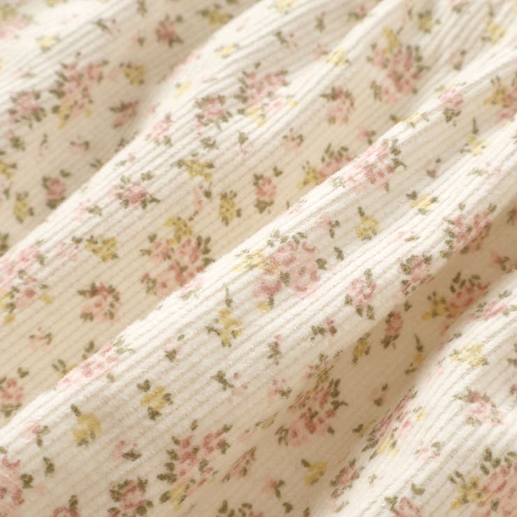 【お揃い】チェック花柄コーデュロイワンピース+ニットベスト2点セット(80~13… | SLAP SLIP | 詳細画像14 