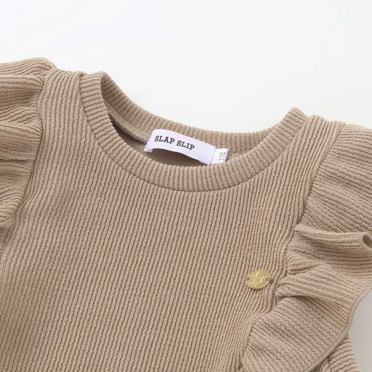 【お揃い】チェック花柄コーデュロイワンピース+ニットベスト2点セット(80~13… | SLAP SLIP | 詳細画像15 