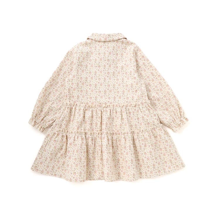 【お揃い】チェック花柄コーデュロイワンピース+ニットベスト2点セット(80~13… | SLAP SLIP | 詳細画像5 