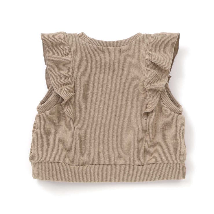 【お揃い】チェック花柄コーデュロイワンピース+ニットベスト2点セット(80~13… | SLAP SLIP | 詳細画像6 