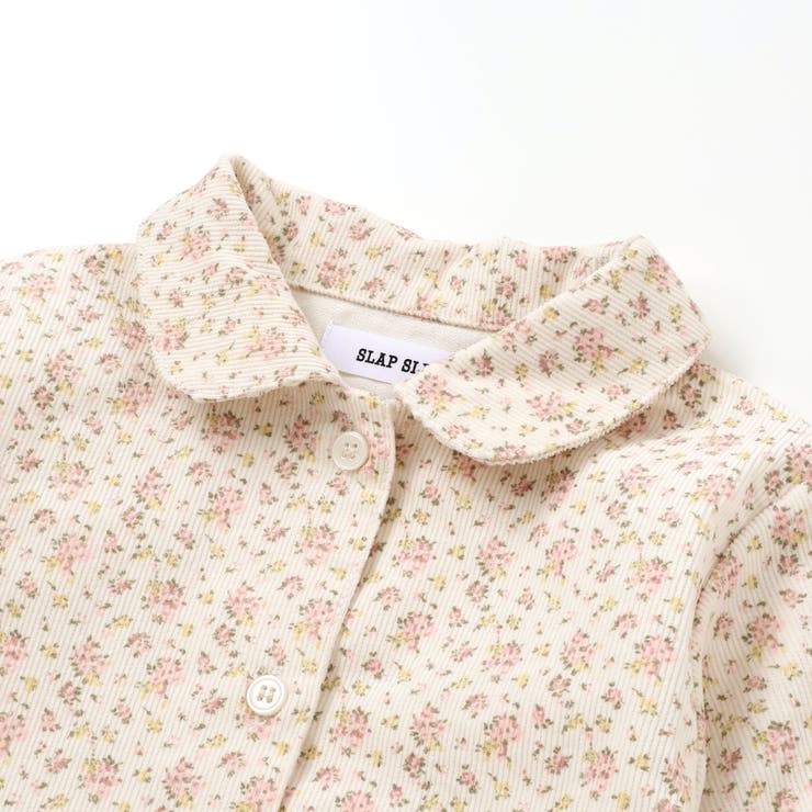 【お揃い】チェック花柄コーデュロイワンピース+ニットベスト2点セット(80~13… | SLAP SLIP | 詳細画像7 