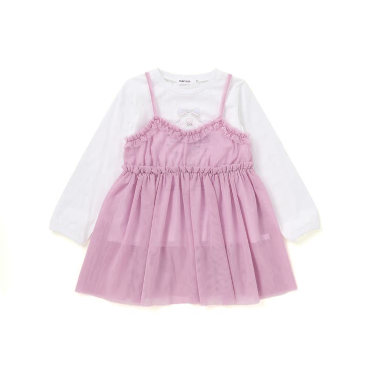 メリーゴーランドプリントTシャツ+チュールキャミワンピース(90~130cm) | SLAP SLIP | 詳細画像5 