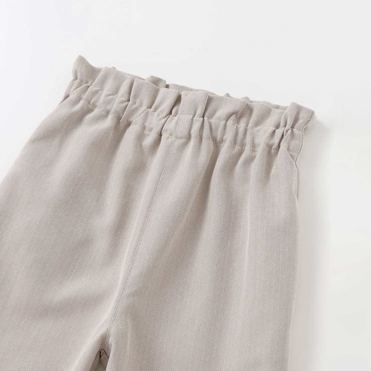 【お揃い】ヘリンボーンチェックフリルビスチェ+パンツセットアップ(80~130c… | SLAP SLIP | 詳細画像12 