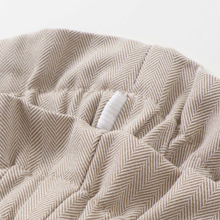 【お揃い】ヘリンボーンチェックフリルビスチェ+パンツセットアップ(80~130c… | SLAP SLIP | 詳細画像15 